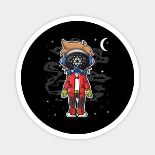 Hiphop Astronaut Cardano Crypto ADA Coin To The Moon Token Cryptocurrency Wallet Cardano HODL Birthday Gift For Men Women Kids Magnet